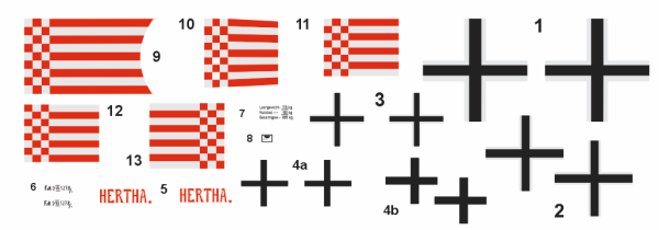 Peddinghaus-Decals 1-72 4846 Fokker D.VII (Albatros built), 5278/18, Jasta 27, F. Noltenius