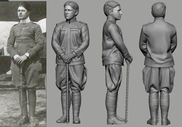 Peddinghaus 3D Druck 48559 WWI - Italian Aces - Gastone Novelli