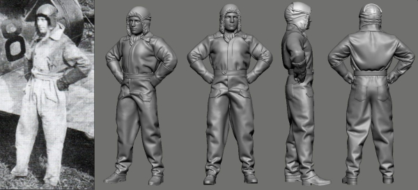 Peddinghaus 3D Druck 48564 WWI - Italian Aces -  Mario Fucini