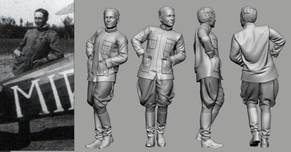 Peddinghaus 3D Druck 48565 WWI - Italian Aces -  Marziale Cerutti