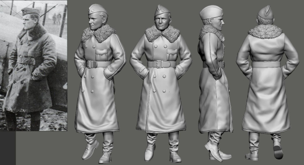 Peddinghaus 3D Druck 1-32 32242 WWI Aces  USA 1st Pursuit Group  Reed Chambers