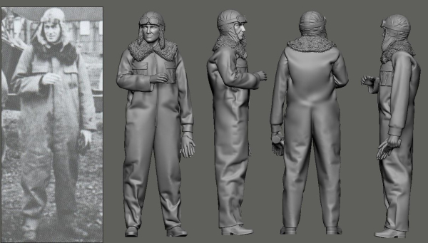 Peddinghaus 3D Druck 1-48 48580 WWI - N 124 Lafayette Escadrille Kiffin Rockwell