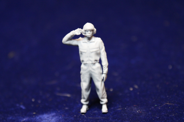 Peddinghaus 3 D Druck 1/48 41129 german modern tank troops standing saluting