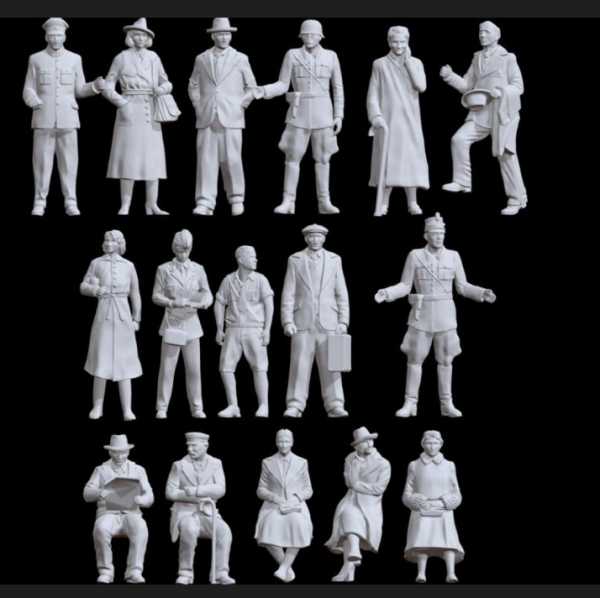 Peddinghaus 3 D Druck 1/72 72F028 16 german civil personal