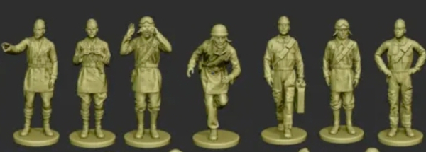 Peddinghaus 3 D Druck 1/72 72F150 7 Italian tankers standing
