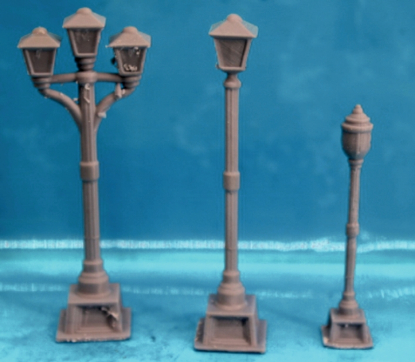 Peddinghaus 3 D Druck 1/72 72F162 3 old streetlamps