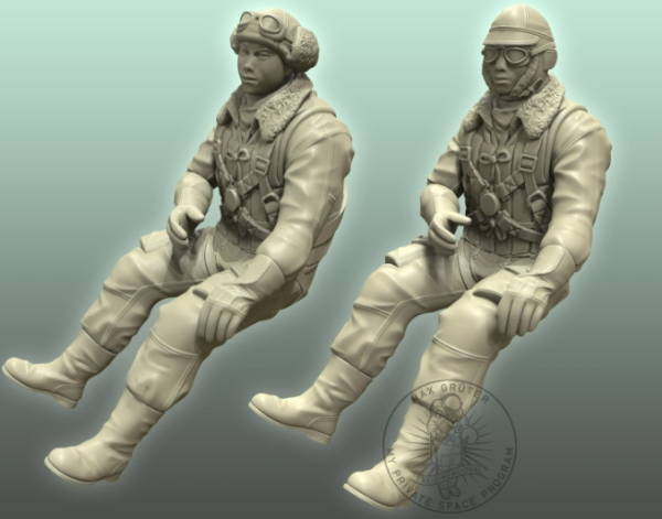 Peddinghaus 3 D Druck 1/72 72F167 4 Japanische Piloten