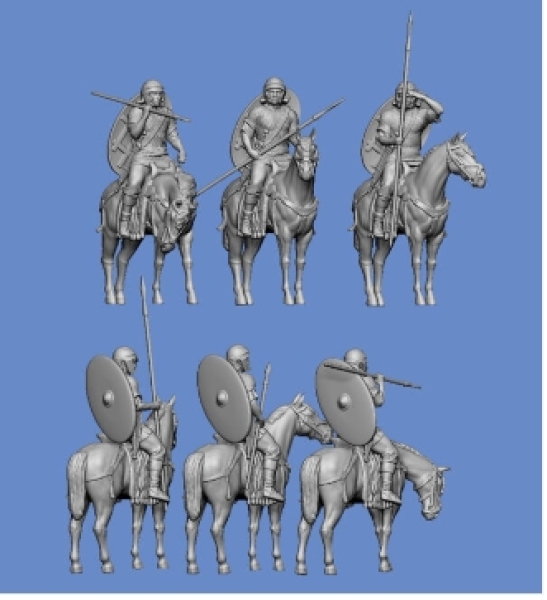 Peddinghaus 3 D Druck 1/72 72F216 leichte römische Kavallerie stehend 14