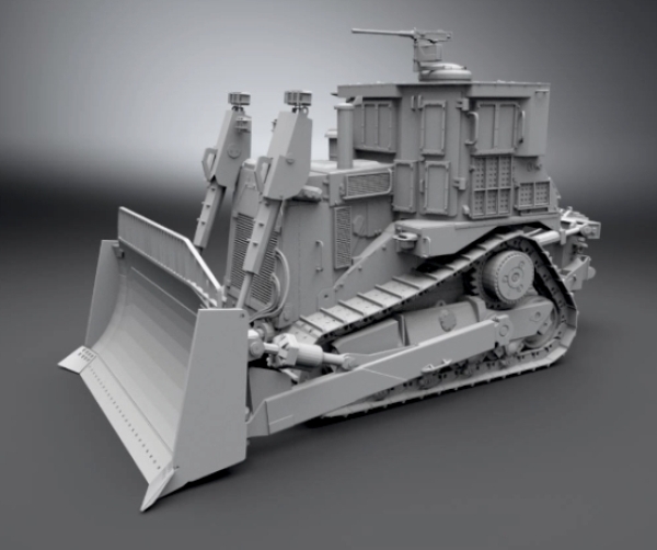 Peddinghaus 3 D Druck 1/72 72F250 Gepanzerter Caterpillar D9