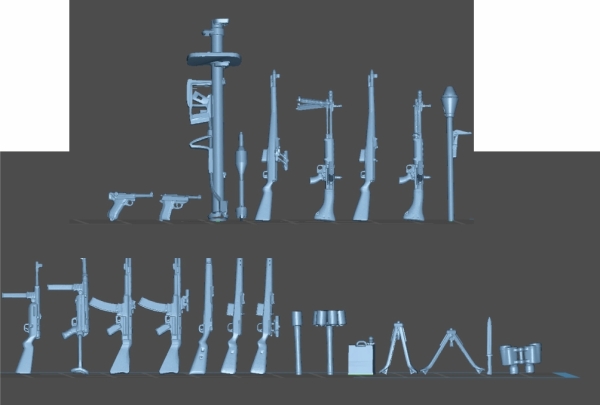 Peddinghaus 3 D Druck 1-72 72F270 late german weapon set WW 2