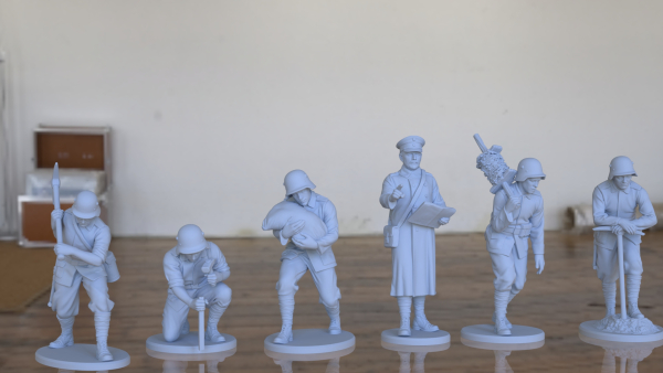 Peddinghaus 3D-Druck 1/72 72F441  WWI 6 Deutsche Pioniere beim Schanzen