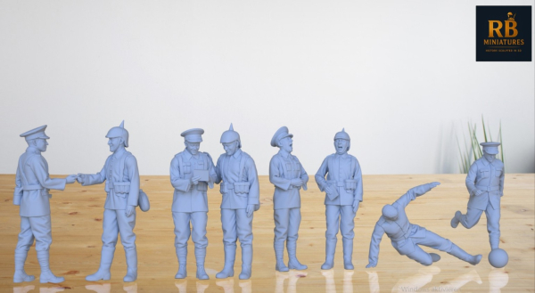 Peddinghaus 3D Druck 1-72 72F451WWI Weihnachten 1914 part 3