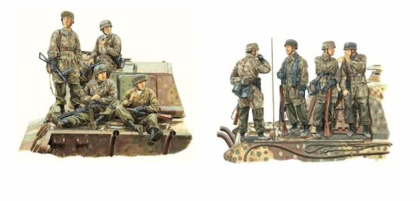 Peddinghaus 3D-Druck 1-48 48610 8 Fallschirmjäger  Ardennen 1944 “Model by rb Miniatures”