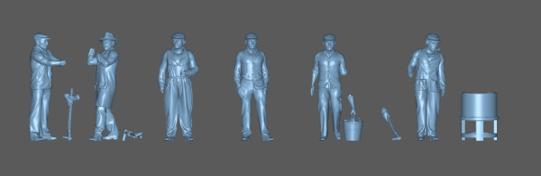 Peddinghaus 3D Druck 72F461 6 Werftarbeiter No 2