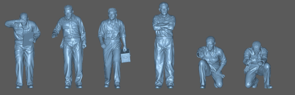 Peddinghaus 3D Druck 1-72 72F466 6 Deutsche Luftwaffe Mechaniker