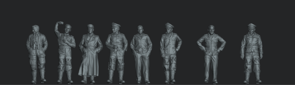 Peddinghaus 3D Druck 1-72 72F490 WWII Deutsche Asse des JG52 Part 3 model by RB Miniatures
