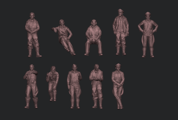 Peddinghaus 3D-Druck 72F532 WWII German Aces of the Reichs Defence
