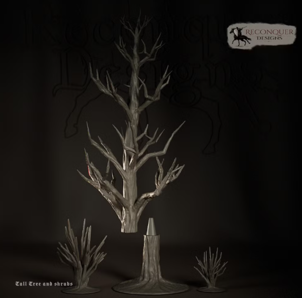 Peddinghaus 3D Druck 1-72 72F533 Tall Tree and shrubs