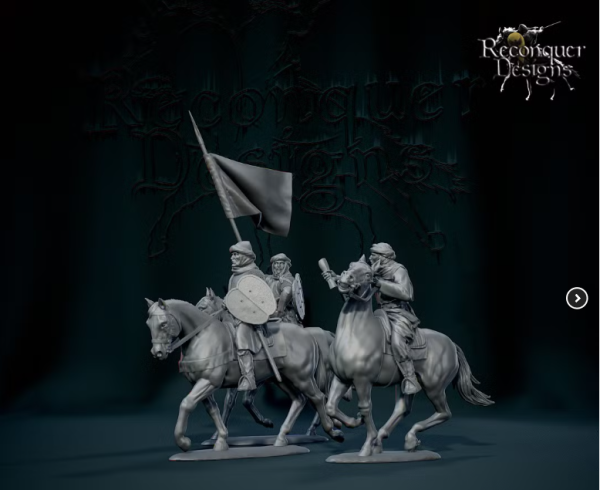 Peddinghaus 3D Druck 1-72 72F535 Mounted 14th century Granada Command