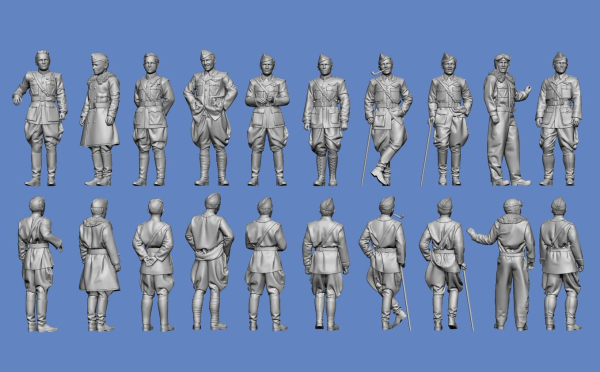 Peddinghaus 3D Druck 1-72 72F444 WWI USA, Part 2 - 2nd & 3rd Pursuit Group