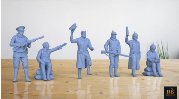 Peddinghaus 3D Druck WWI Weihnachten 1914 Part 1