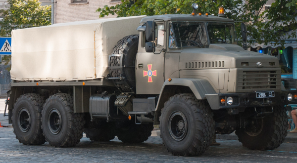 Peddinghaus 3 D Druck 1/72 72Y003 Ukrianian Flatbed truck KrAZ 6322