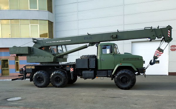 Peddinghaus 3 D Druck 1/72 72Y005 Ukraine Militray Crane KTA-25 Kraz 63221