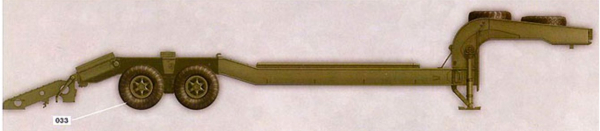 Peddinghaus 3 D Druck 1/72 72Y009 Ukrainian KrAZ Tank Trailor