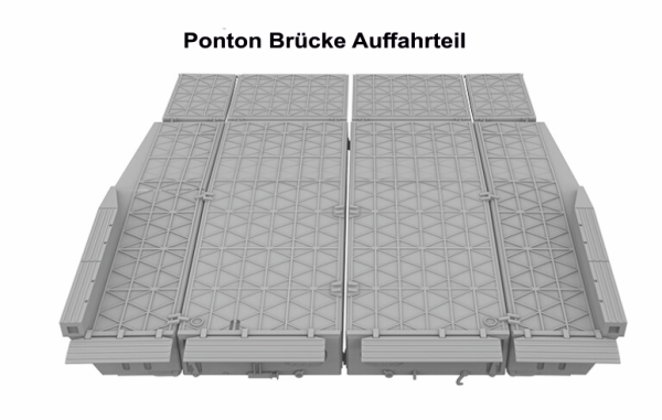 Peddinghaus 3 D Druck 1/72 72Y029 Pontonbrücke Auffahrteil