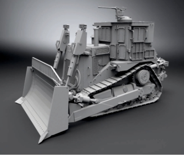 Peddinghaus 3 D Druck 1/87 87F066 gepanzerter Bulldozer