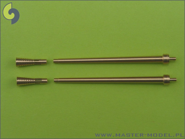 48-024 1/48 German aircraft cannon 3,7cm Flak 18 gun barrels (2pcs)