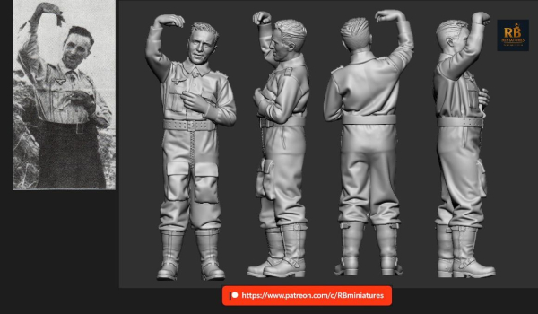 Peddinghaus 3D Druck 1-48 48642 WWII Deutsche Asse JG 52  Adolf Borchers