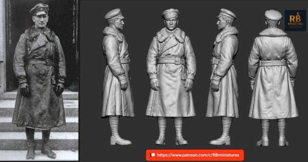 Peddinghaus 3D-Druck 32368 WWI German Aces & Legendary Leaders Bruno Loerzer