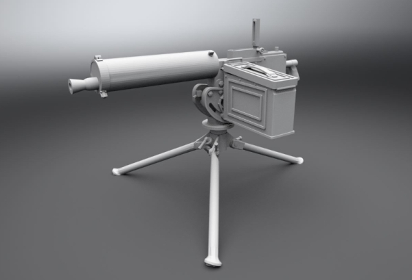 Peddinghaus 3 D Druck 1/35 4402 2 Stück Cal 30 MG Watercooled on tripod