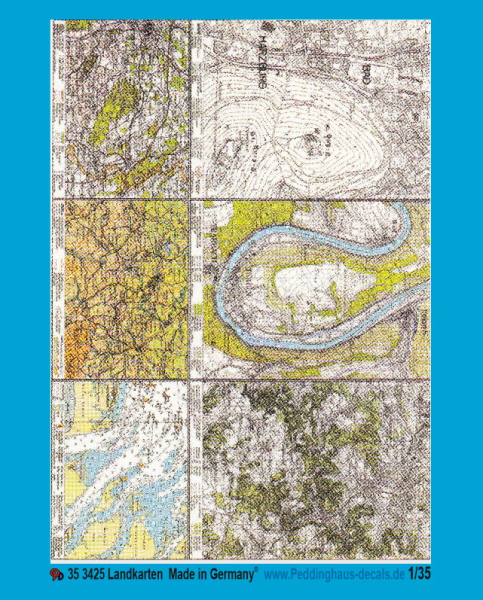 Peddinghaus-Decals 1:35 3425 Roadmaps