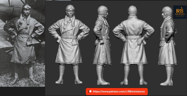 Peddinghaus 3D-Druck 48704 WWI German Aces & Legendary Leaders  Eduard Ritter von Schleich
