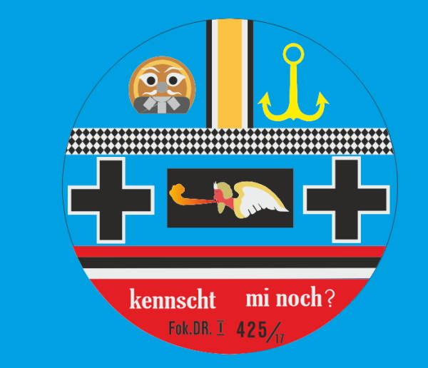 Peddinghaus-Decals 1/72-48 Displaysockel für Flugzeuge des 1. Weltkrieges mit wahlweisen Motiven
