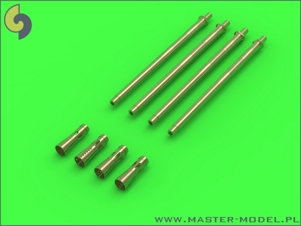 Master GM 35-006 1/35 German 2cm L/65 Flak 38 and Flakvierling 38 gun barrels (4pcs)