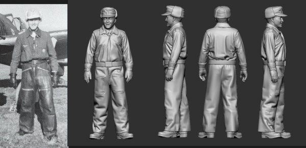 Peddinghaus 3D Druck 1-32 32270 WWII Aces JG 51 Heinrich Krafft