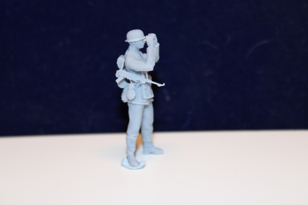 48F001 german Airforce officer anti aircraft gun 2 cm quad gun