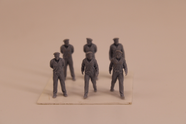 Peddinghaus 3 D print 1/72 72F010 6 NCO's german navy