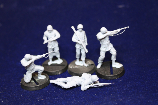 Peddinghaus 3 D Druck 1:48 48189 5 american paras at Carentan