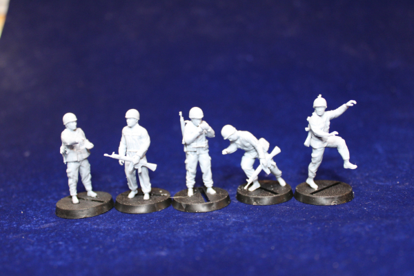 Peddinghaus 3 D Druck 1:72 72F087 early Bundeswehr 6 Panzergrenadiers leaving vehicle