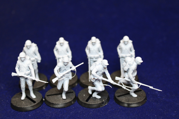 Peddinghaus 3 D Druck 1:48 48185 Japonese Soldiers No 2 attacking