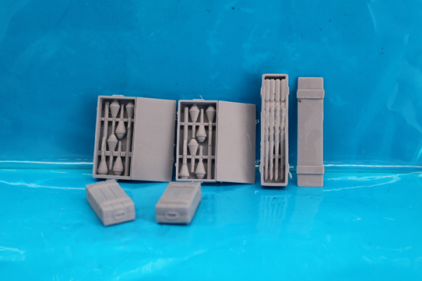 Peddinghaus 3 D Druck 1/35 4407 german military boxes for Panzerfaust and K 98