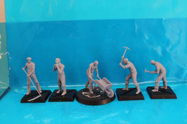 Peddinghaus 3 D-Druck 1/72 72F147 19 workers and add on's