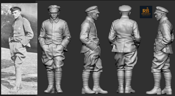 Peddinghaus 3D Druck 1-48 48617 WWI German Ace -  Jasta 11 Carl Allmenröder