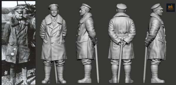 Peddinghaus 3D Druck 1-48 48619 WWI German Ace -Jasta 11 Lothar von Richthofen