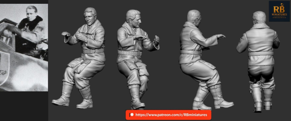 Peddinghaus 3D Druck 1-32 32296 WWII Deutsche Asse JG 52 Part 2 Johannes Steinhoff