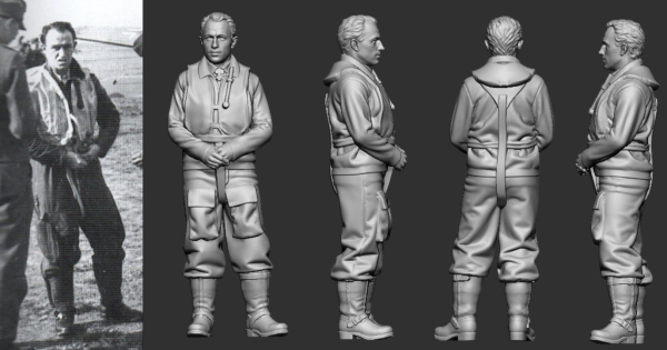 Peddinghaus 3D-Druck 32364 WWII German Reichs Defence Aces Klaus Bretschneider